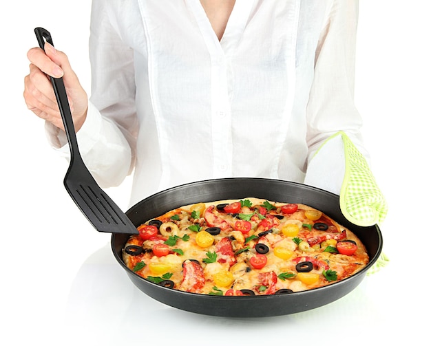 Kucharz przy kuchence